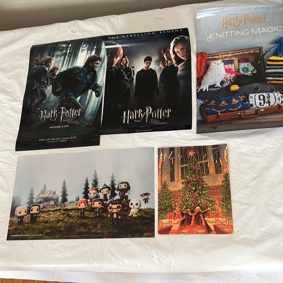 Harry Potter 5 movie posters Phoenix, Deathly Hallow Magic 11.5x17 etc - Picture 16 of 16